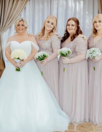 Pink Bridesmaids dresses